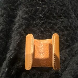 J. Crew Brown Leather Money Clip